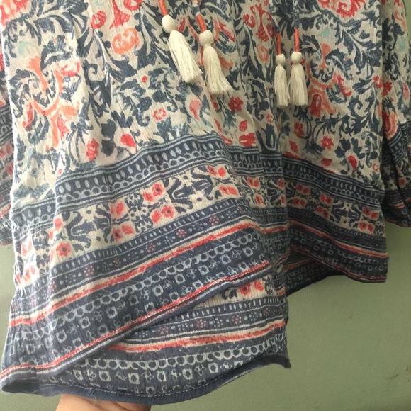 Hollister boho 3/4 sleeve top - Picture 6 of 6
